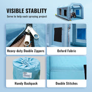 Inflatable Spray Booth Car Paint Tent 20x10x8ft Filter System 2 Blowers V952-CQSPQFLSS2010Y97FV3