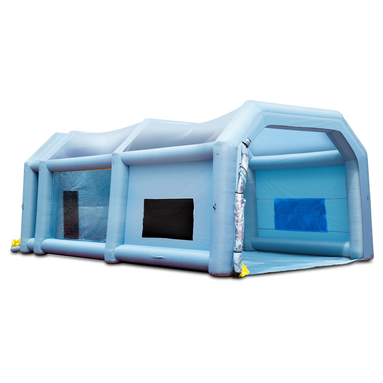 Inflatable Paint Booth, 10x6x4m Inflatable Spray Booth, High Powerful 950W+1100W Blowers Spray Booth Tent, V952-CQSPQFLSS3320LZI3V3
