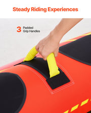 Towable Tubes for Boating 1-3 Riders Inflatable Boat Tubes Towables 510lbs V952-CQTL2QXK3R00F85JVV0