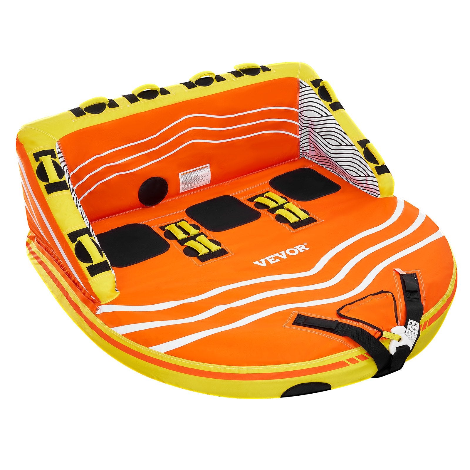 Towable Tube for Boating, 1-3 Riders Inflatable Boat Tubes and Towables, 510lbs Water Sport Towable Tube for V952-CQTL2SFDX3R0W43OPV0