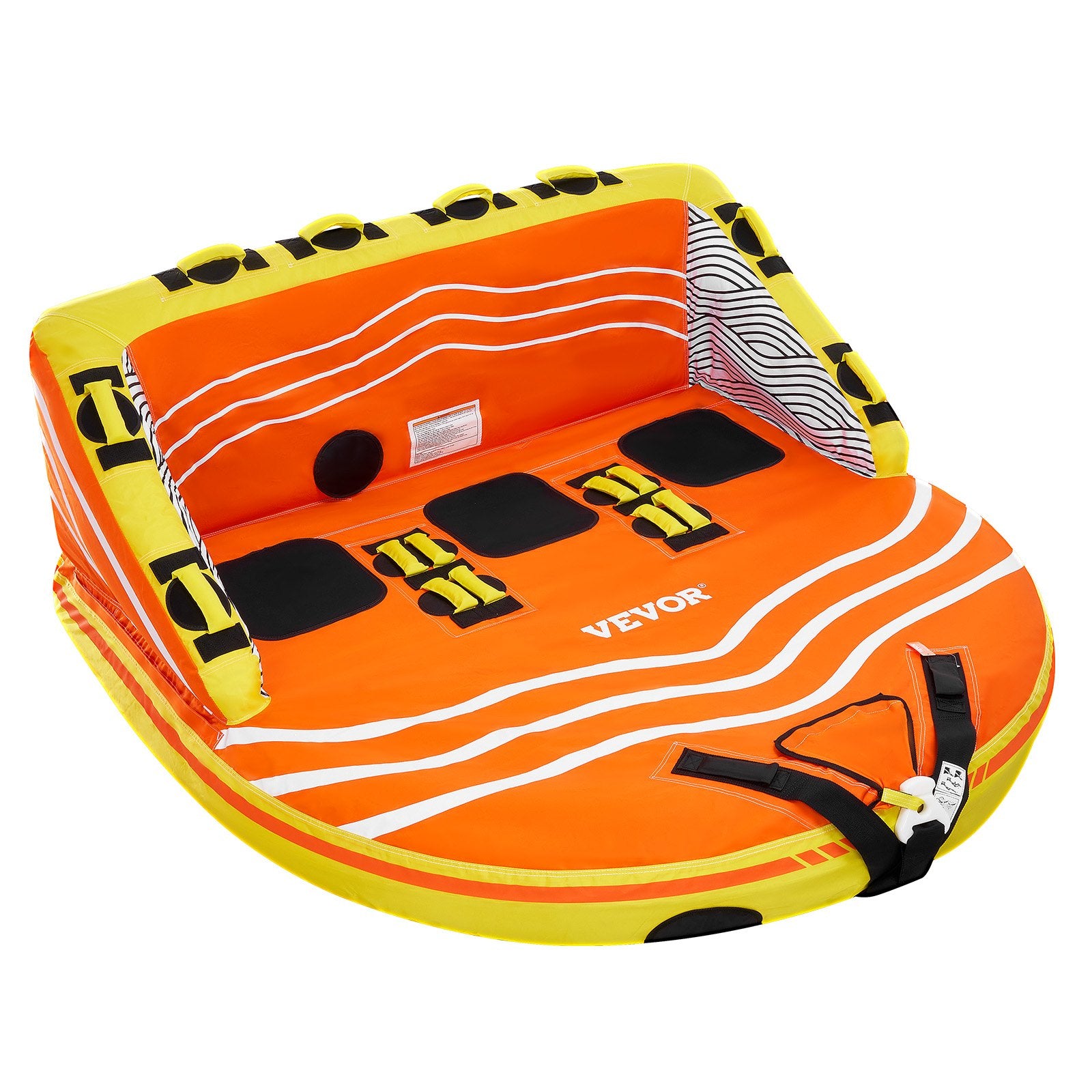 Towable Tube for Boating, 1-3 Riders Inflatable Boat Tubes and Towables, 510lbs Water Sport Towable Tube for V952-CQTL2SFDX3R0W43OPV0