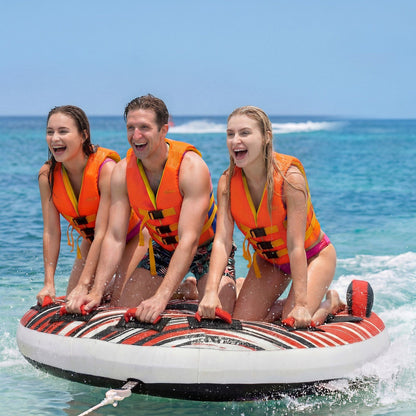 Towable Tube for Boating, 3 Riders Inflatable Boat Tubes and Towables, 231 kg Capacity Water Sport Towable V952-CQTL3PDDX3RH9FY22001V0