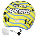 Towable Tube for Boating, 1-3 Riders Inflatable Towable Tube with Bumper Fins, 510 lbs Water Sport Towable V952-CQTLPDDX3R009ZIE2V0