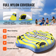 Towable Tube for Boating, 1-3 Riders Inflatable Towable Tube with Bumper Fins, 510 lbs Water Sport Towable V952-CQTLPDDX3R009ZIE2V0