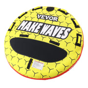 Towable Tube for Boating, 1-3 Riders Inflatable Boat Tubes and Towables, 510 lbs, 63" Round Water Sport V952-CQTLPDYX3R000A9FSV0