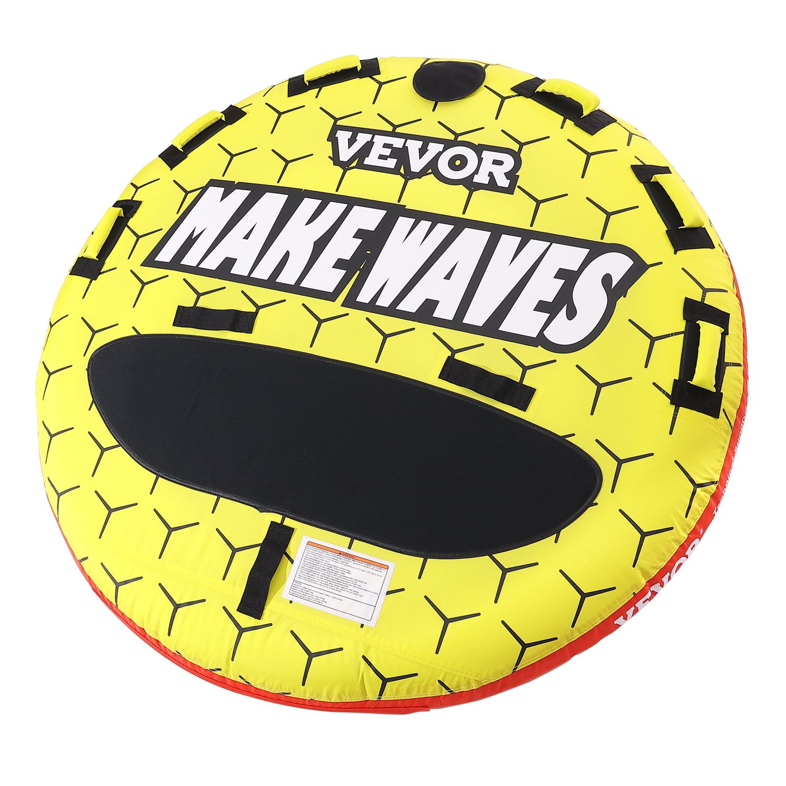 Towable Tube for Boating, 1-3 Riders Inflatable Boat Tubes and Towables, 510 lbs, 63" Round Water Sport V952-CQTLPDYX3R000A9FSV0