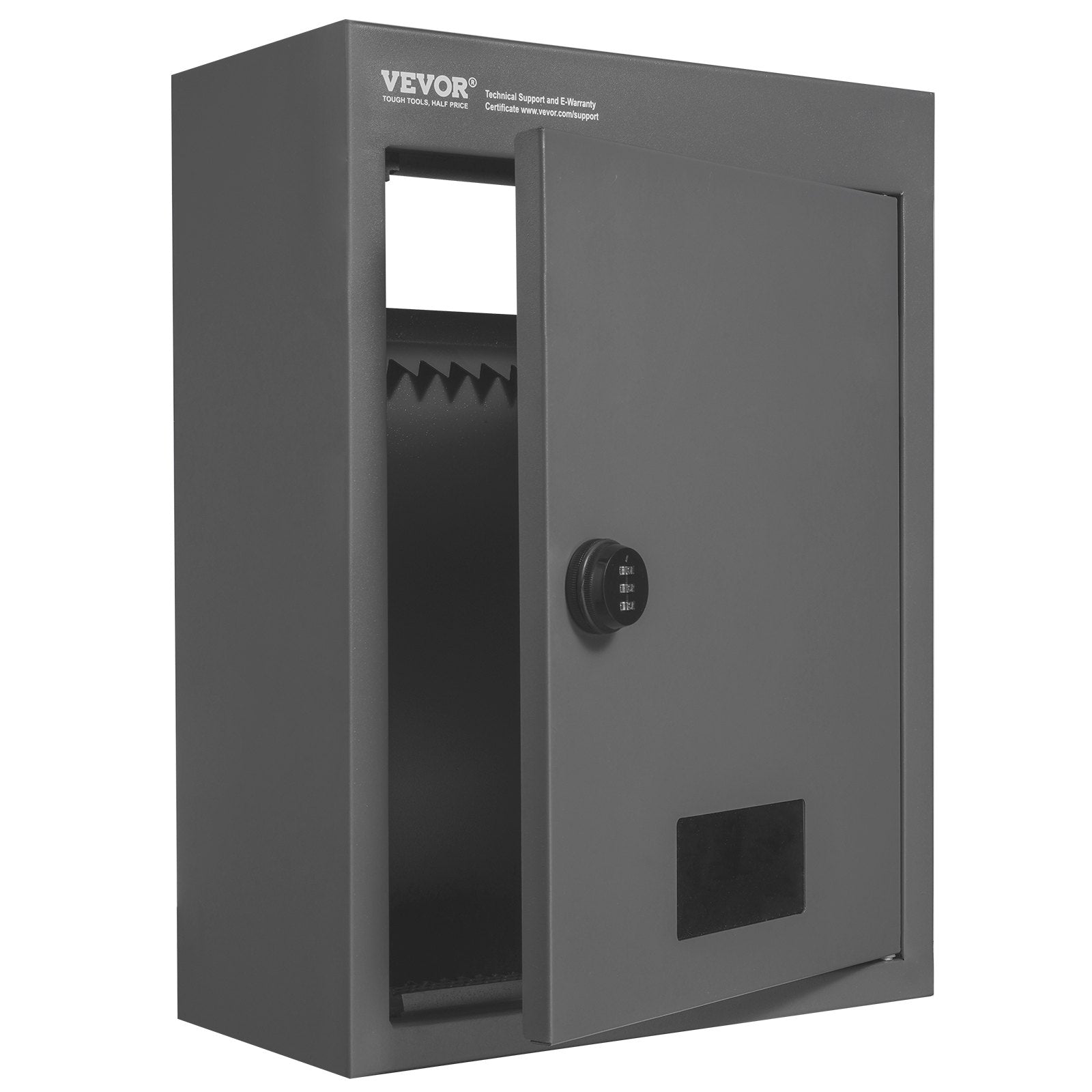 Through The Wall Drop Box, Heavy Duty Steel Through the Wall Mailbox with 2.8-7.9" 13" Combination Lock, V952-CQXBX1256316FDZEXV0