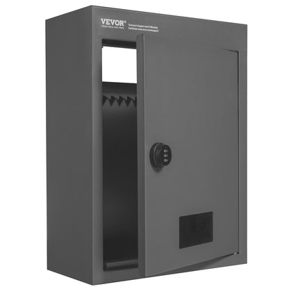 Through The Wall Drop Box, Heavy Duty Steel Through the Wall Mailbox with 2.8-7.9" 13" Combination Lock, V952-CQXBX1256316FDZEXV0