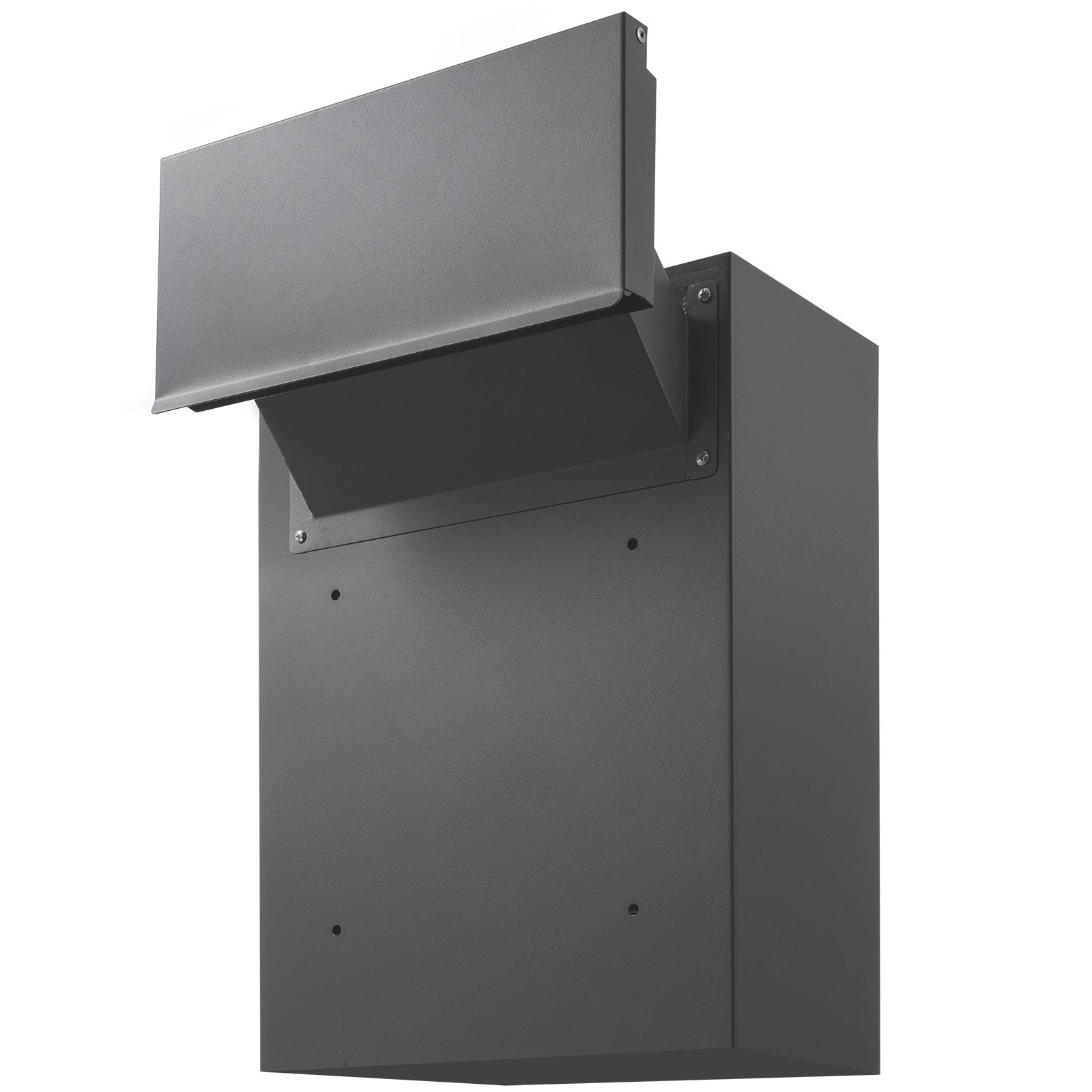 Through The Wall Drop Box, Heavy Duty Steel Through the Wall Mailbox with 2.8-7.9" 13" Combination Lock, V952-CQXBX1256316FDZEXV0