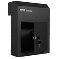 Through The Door Key Drop Box, Heavy Duty Steel Through the Door Mailbox with 1.8" 12" Key Lock, 12x6x16" V952-CQXBX12616INYUG59V0