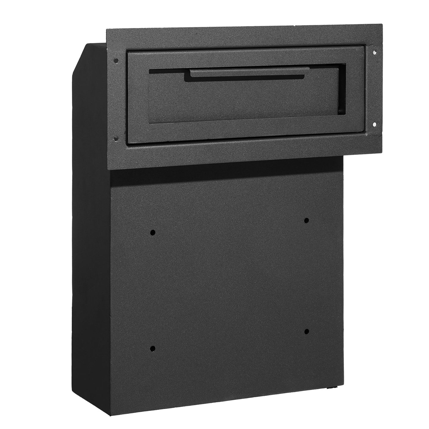 Through The Door Key Drop Box, Heavy Duty Steel Through the Door Mailbox with 1.8" 12" Key Lock, 12x6x16" V952-CQXBX12616INYUG59V0