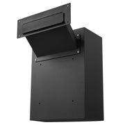 Through The Wall Drop Box, Heavy Duty Steel Through the Wall Mailbox with 2.8-7.9" 13" Combination Lock, V952-CQXBX13717IN9YIN4V0