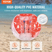 Inflatable Bumper Ball 1-Pack, 5FT/1.5M Body Sumo Zorb Balls for Teen & Adult, 0.8mm Thick PVC Human Hamster V952-CRKCQPPQZJ5Y74IFGV0