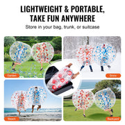 Inflatable Bumper Balls 2-Pack, 5FT/1.5M Body Sumo Zorb Balls for Teen & Adult, 0.8mm Thick PVC Human Hamster V952-CRKCQPPQZJ5YNZ1K7V0