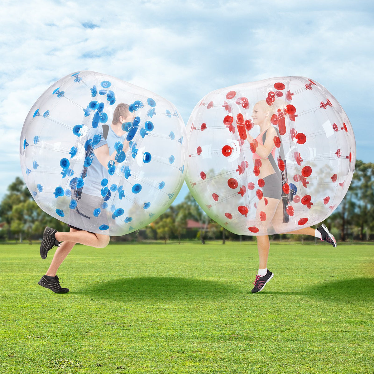 Inflatable Bumper Balls 2-Pack, 5FT/1.5M Body Sumo Zorb Balls for Teen & Adult, 0.8mm Thick PVC Human Hamster V952-CRKCQPPQZJ5YNZ1K7V0