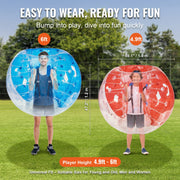 Inflatable Bumper Balls 2-Pack, 5FT/1.5M Body Sumo Zorb Balls for Teen & Adult, 0.8mm Thick PVC Human Hamster V952-CRKCQPPQZJ5YVC2VZV0
