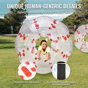 Inflatable Bumper Ball 1-Pack, 5FT/1.5M Body Sumo Zorb Balls for Teen & Adult, 0.8mm Thick PVC Human Hamster V952-CRKCQPPQZJ5YVECSFV0
