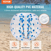 Inflatable Bumper Ball 1-Pack, 5FT/1.5M Body Sumo Zorb Balls for Teen & Adult, 0.8mm Thick PVC Human Hamster V952-CRKCQPPQZJ5YWXGIHV0
