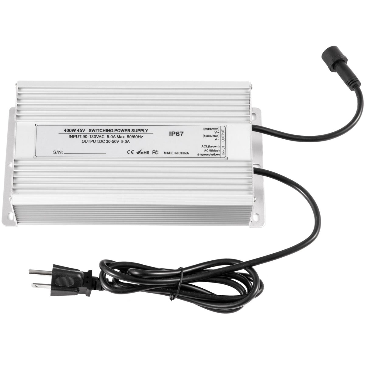 Mist Maker 10 Head Ultrasonic Mist Fogger with Waterproof Power Supply Ultrasonic Fogger Humidifier Stainless V952-CSBWHQ10TFS000001V3
