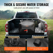 Portable Water Storage Bladder 29.9 Gal PVC Collapsible Water Tank Black V952-CSDHSPVCB113E9XVWV0