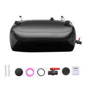 Portable Water Storage Bladder 29.9 Gal PVC Collapsible Water Tank Black V952-CSDHSPVCB113E9XVWV0