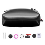 Portable Water Storage Bladder 540L PVC Collapsible Water Tank Black V952-CSDHSPVCB540DZKSQV0