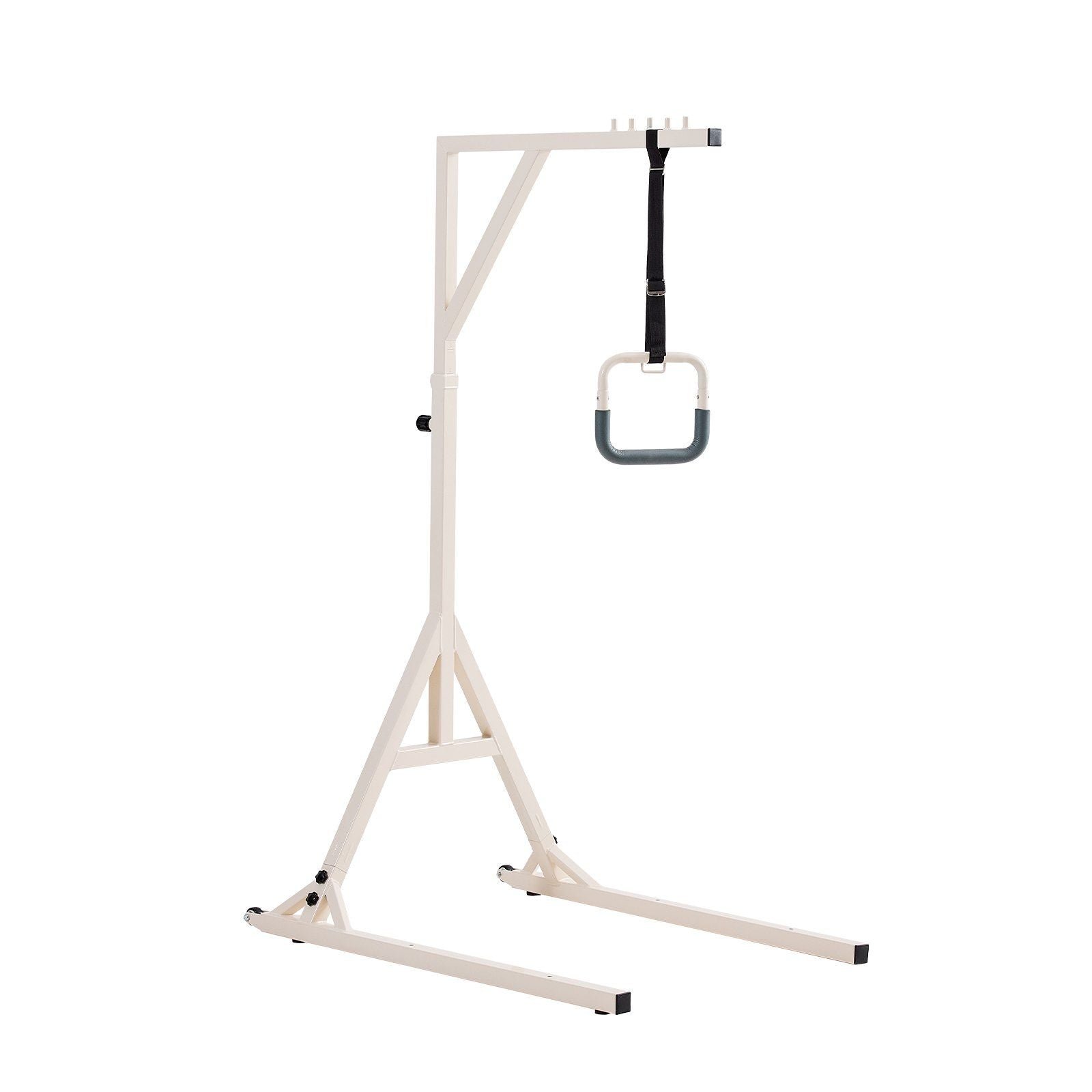 Trapeze Bar for Bed Mobility, Height-Adjustable Bed Trapeze with 2 Casters, 350LBS Weight Capacity Heavy Duty V952-CSDJLDXDJSJZTUI9AV0