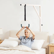 Trapeze Bar for Bed Mobility, Height-Adjustable Bed Trapeze with 2 Casters, 350LBS Weight Capacity Heavy Duty V952-CSDJLDXDJSJZTUI9AV0
