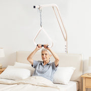 Trapeze Bar for Bed Mobility, Medical Bed Trapeze with Clamps & Metal Chain, 250LBS Weight Capacity Pull Up V952-CSDJXDCJZGZCHQ5WJV0