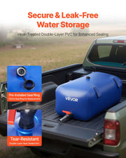 Water Storage Bladder 113L Large Capacity Water Bag, Portable & Collapsible Soft Waters Container, Leakproof V952-CSDLSPVC113LPS9FD001V0