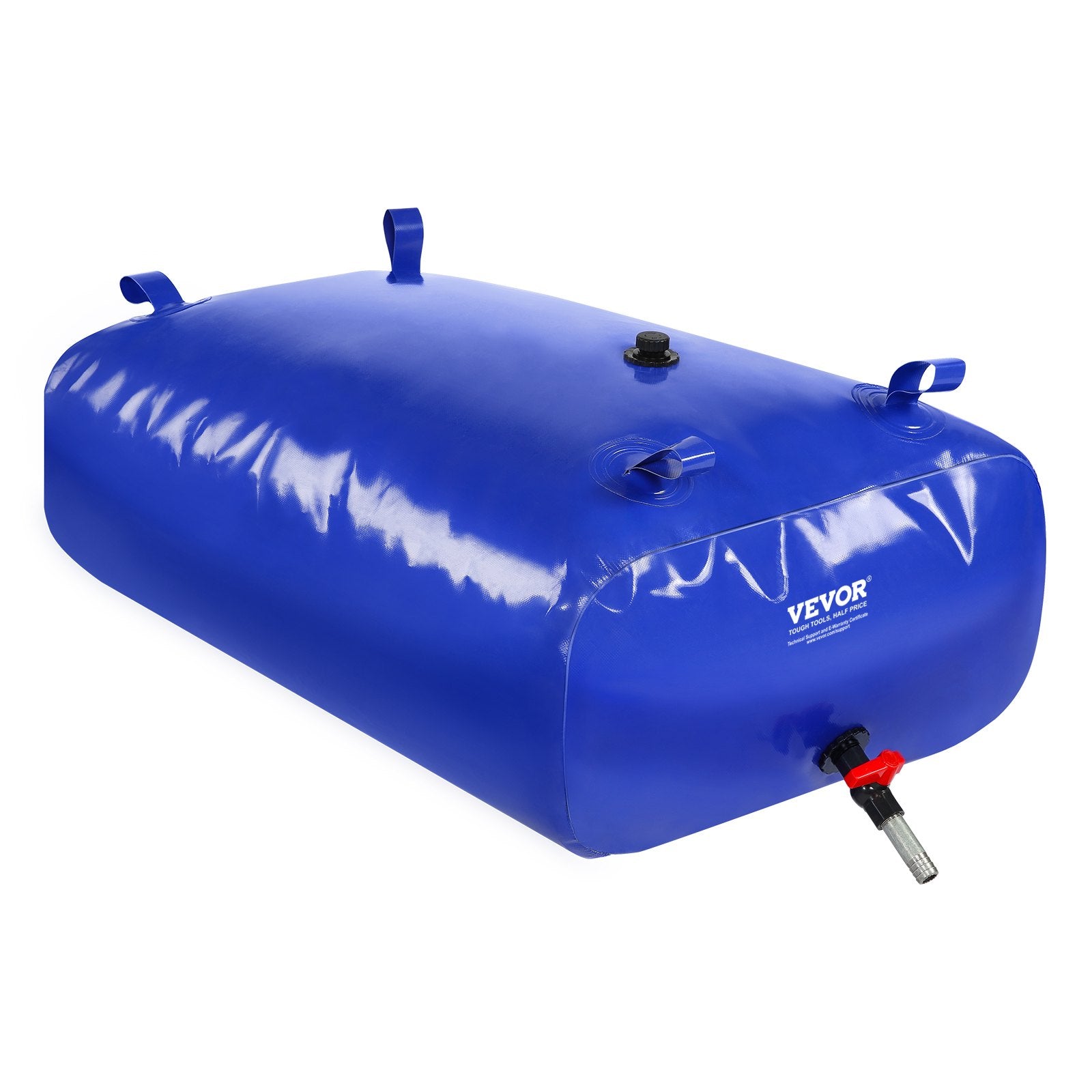 Portable Water Storage Bladder 87 Gal 1000D PVC Collapsible Water Tank V952-CSDLSPVCB330UZUZHV0