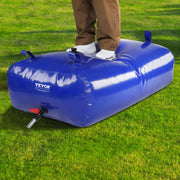 Portable Water Storage Bladder 87 Gal 1000D PVC Collapsible Water Tank V952-CSDLSPVCB330UZUZHV0
