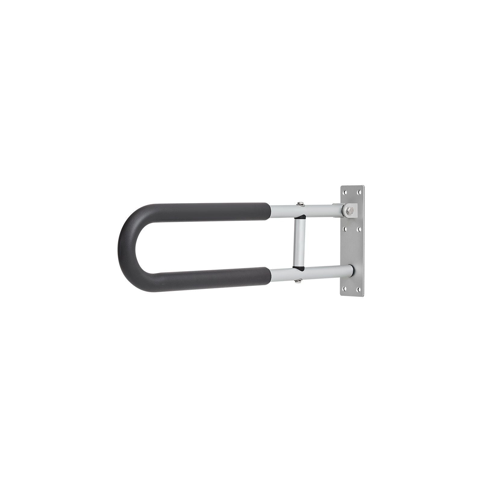 Toilet Safety Rail, 60.5 cm U-Shaped Handicap Grab Bar, Foldable Senior Safety Pole, Flip Up Toilet Grab Bars V952-CSFSWZTKFZ24OTR5FV0