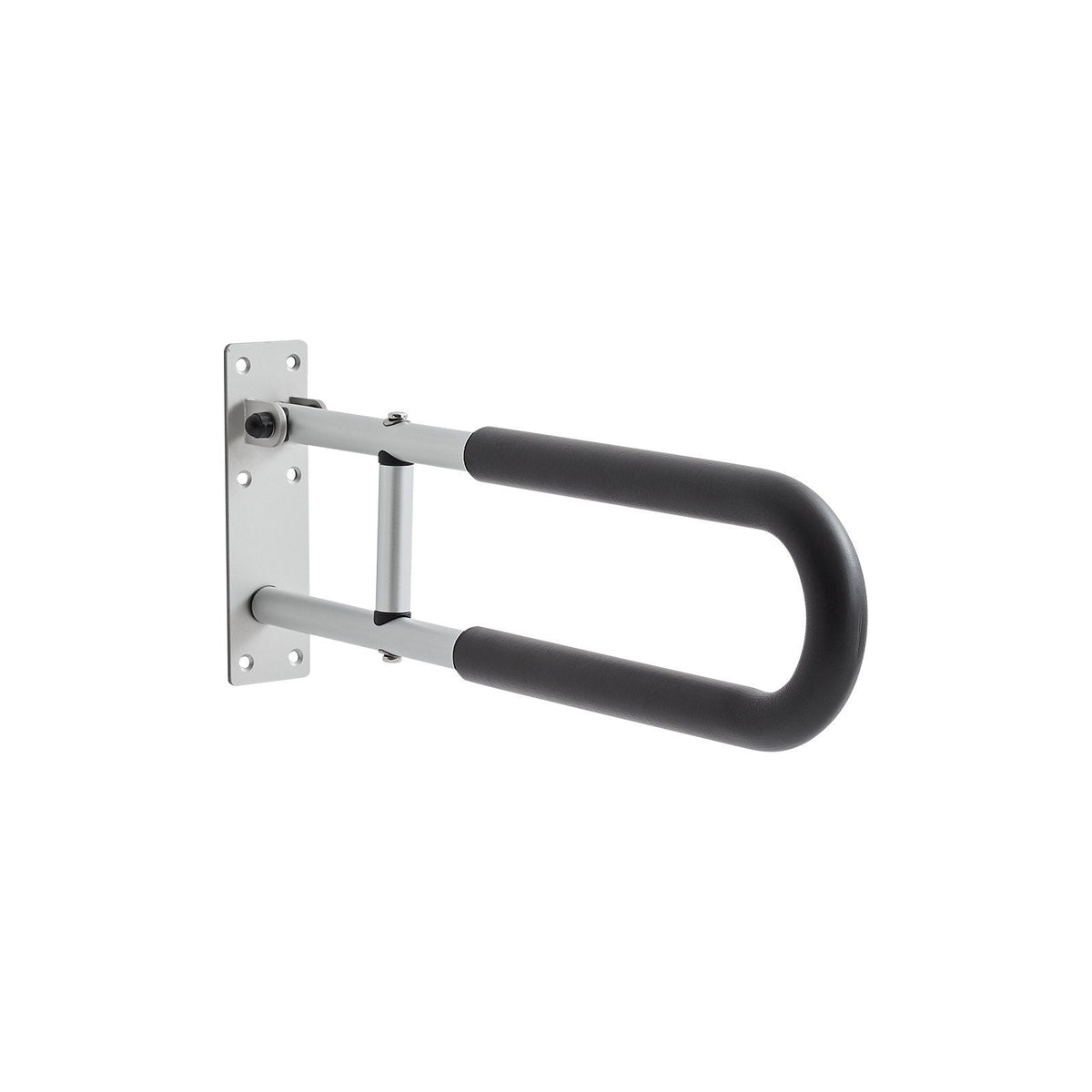 Toilet Safety Rail, 60.5 cm U-Shaped Handicap Grab Bar, Foldable Senior Safety Pole, Flip Up Toilet Grab Bars V952-CSFSWZTKFZ24OTR5FV0