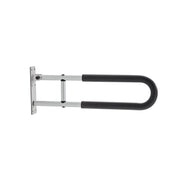 Toilet Safety Rail, 60.5 cm U-Shaped Handicap Grab Bar, Foldable Senior Safety Pole, Flip Up Toilet Grab Bars V952-CSFSWZTKFZ24OTR5FV0