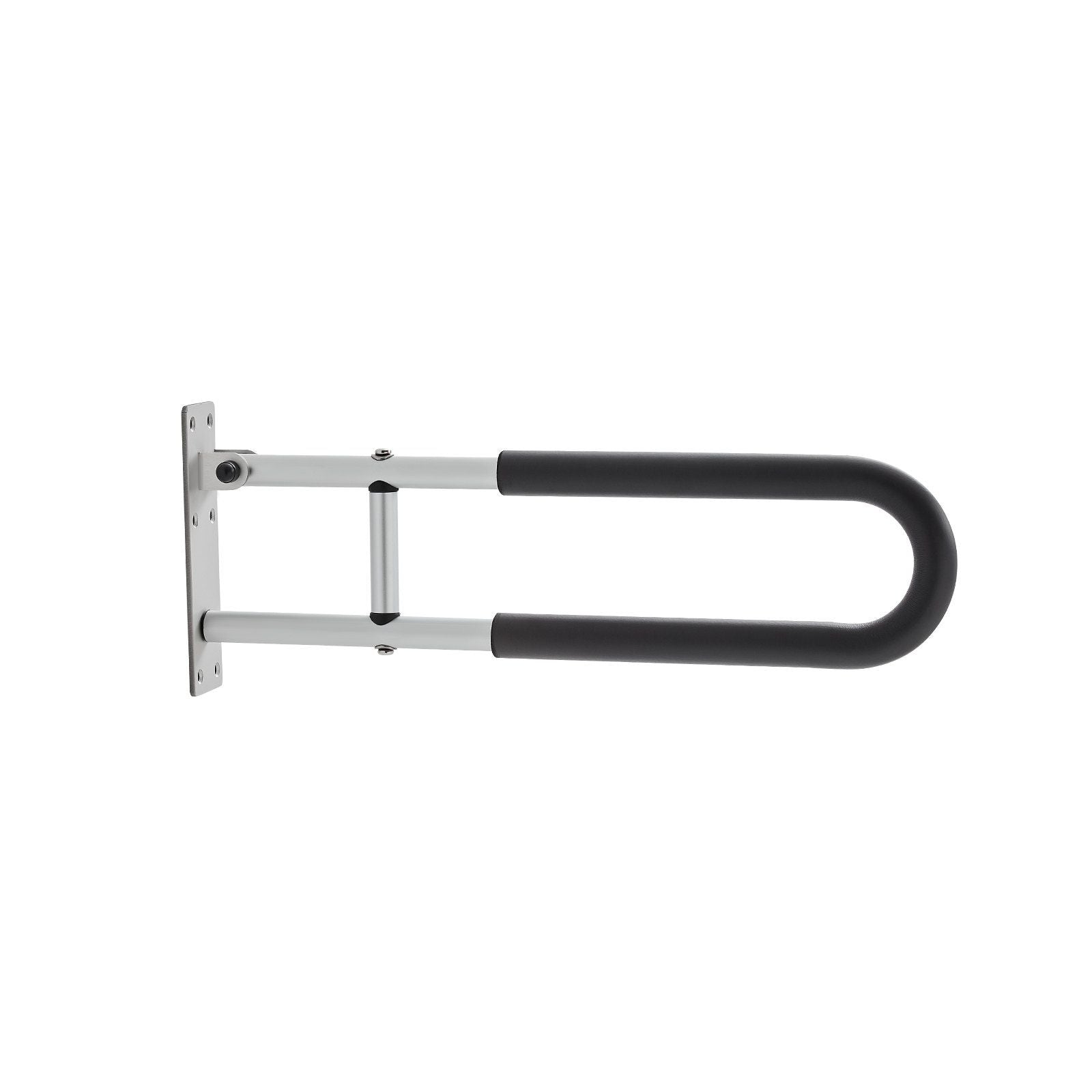 Toilet Safety Rail, 60.5 cm U-Shaped Handicap Grab Bar, Foldable Senior Safety Pole, Flip Up Toilet Grab Bars V952-CSFSWZTKFZ24OTR5FV0
