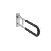 Toilet Safety Rail, 60.5 cm U-Shaped Handicap Grab Bar, Foldable Senior Safety Pole, Flip Up Toilet Grab Bars V952-CSFSWZTKFZ24OTR5FV0