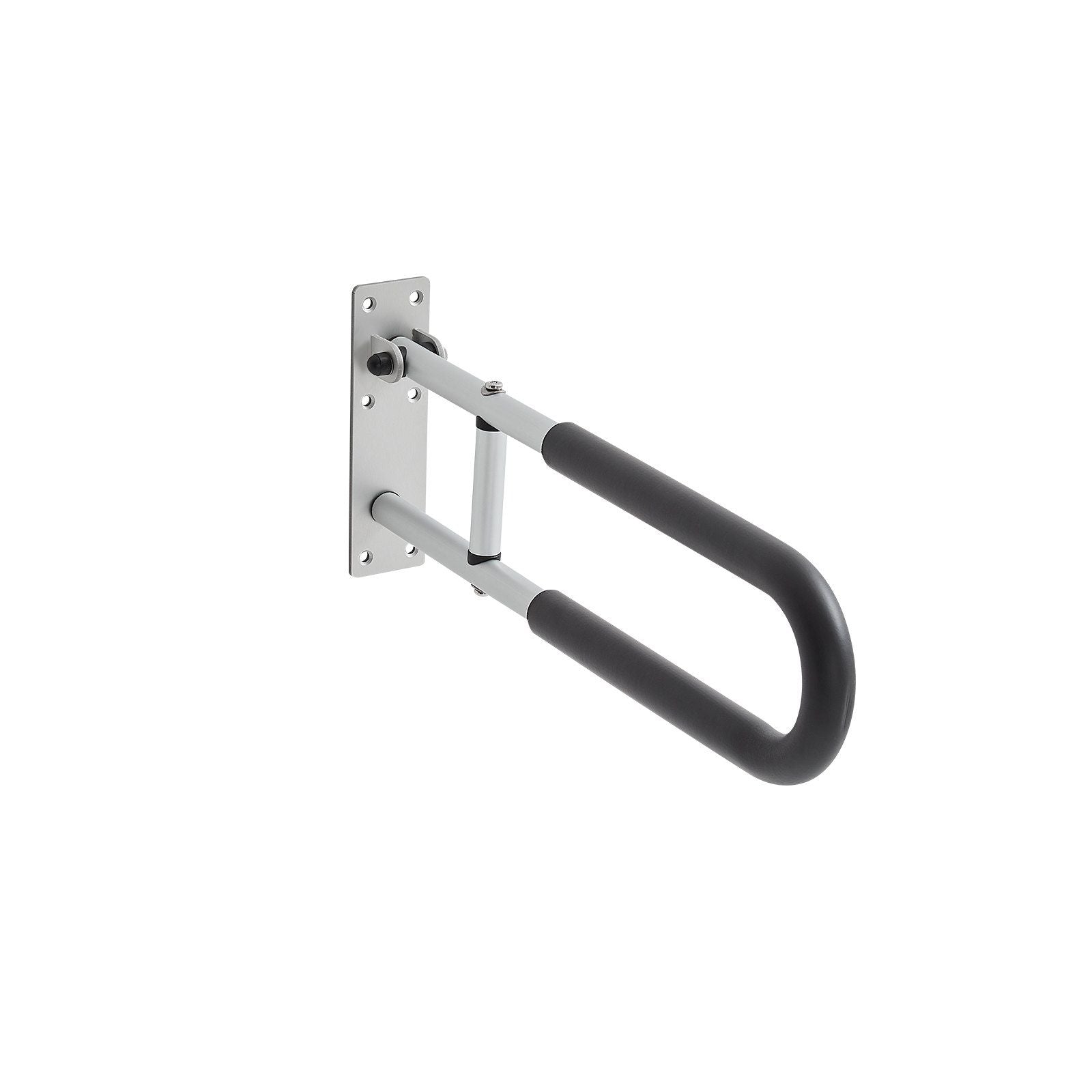 Toilet Safety Rail, 60.5 cm U-Shaped Handicap Grab Bar, Foldable Senior Safety Pole, Flip Up Toilet Grab Bars V952-CSFSWZTKFZ24OTR5FV0