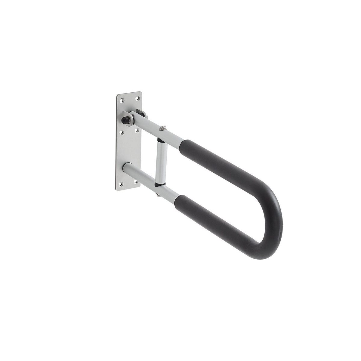 Toilet Safety Rail, 60.5 cm U-Shaped Handicap Grab Bar, Foldable Senior Safety Pole, Flip Up Toilet Grab Bars V952-CSFSWZTKFZ24OTR5FV0