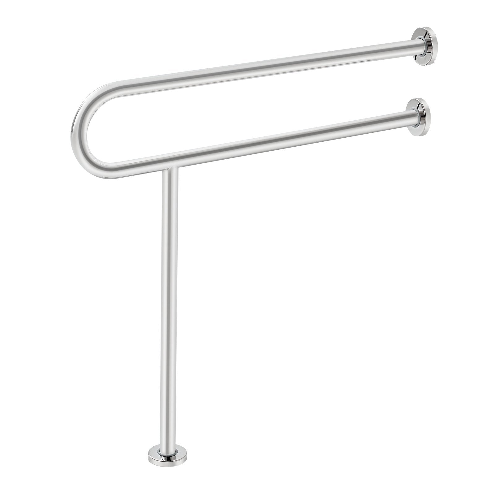 Toilet Safety Rail, 80 cm U-Shaped Handicap Grab Bar, 304 Stainless Steel Senior Safety Pole, Toilet Grab V952-CSFSYZTBKFZ3JJ2VOV0