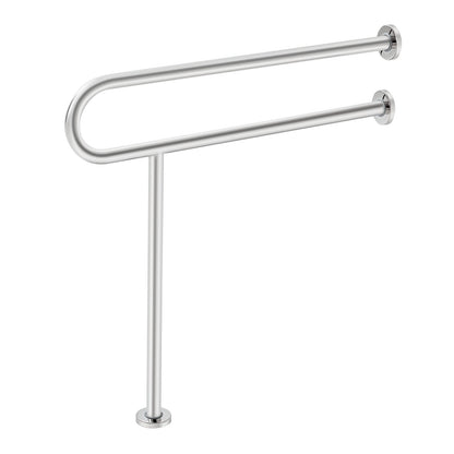 Toilet Safety Rail, 80 cm U-Shaped Handicap Grab Bar, 304 Stainless Steel Senior Safety Pole, Toilet Grab V952-CSFSYZTBKFZ3JJ2VOV0