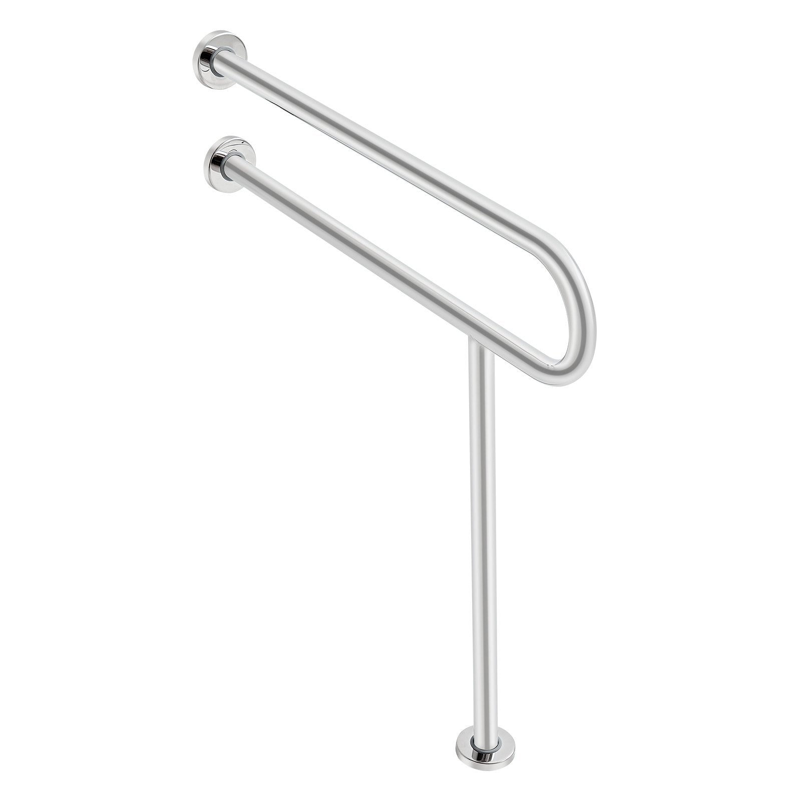 Toilet Safety Rail, 80 cm U-Shaped Handicap Grab Bar, 304 Stainless Steel Senior Safety Pole, Toilet Grab V952-CSFSYZTBKFZ3JJ2VOV0