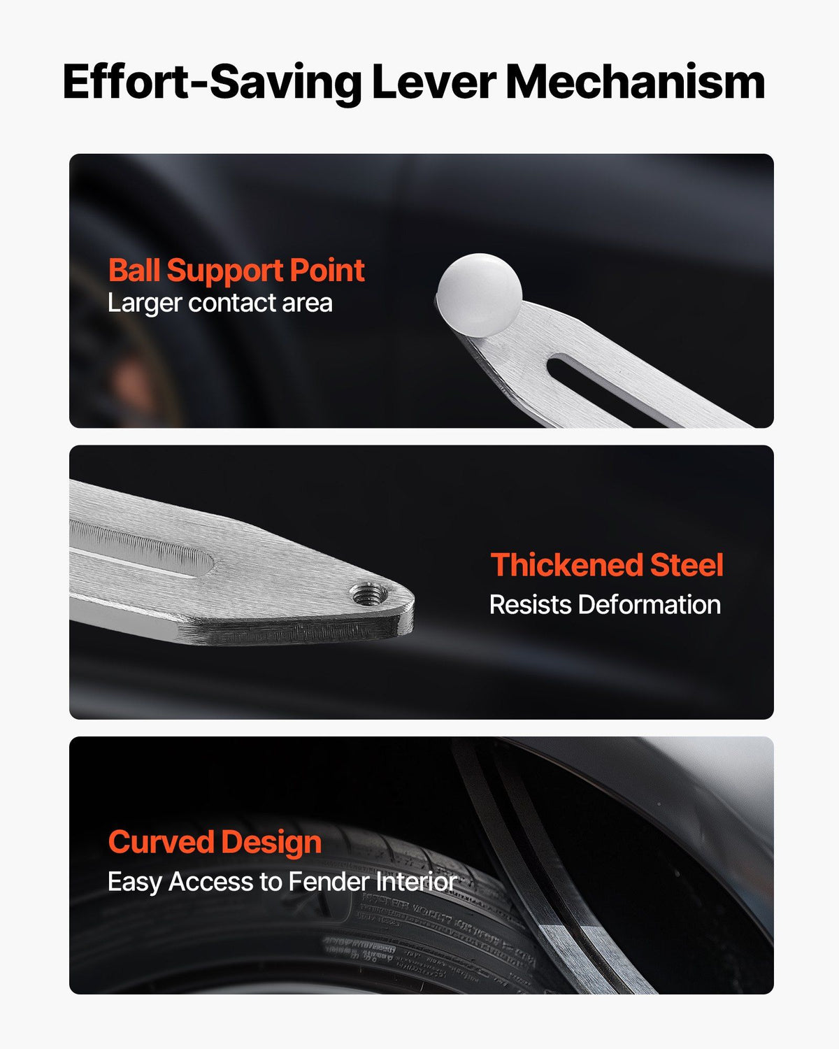 Dent Puller Kit, Paintless Car Dent Removal Tool, Auto Fender Damage Repair Puller Lifter with Curved Rod, V952-CSLBGJDJT12J5FC5E001V0