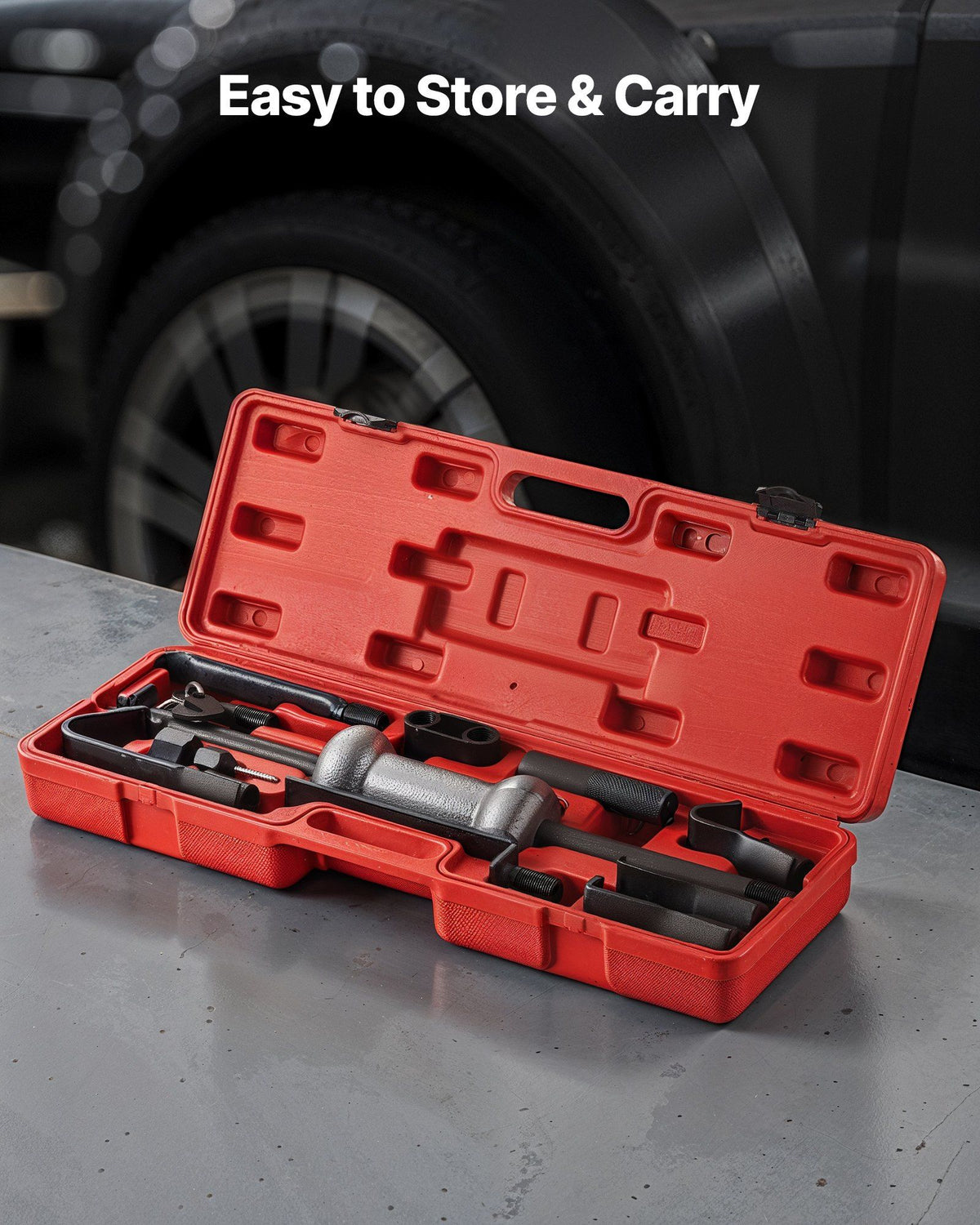 Dent Puller Kit, 4.54 kg 13-in-1 Slide Hammer Dent Removal Kit, Heavy-Duty Auto Body Truck Repair Automotive V952-CSLBGJDJT13J21TPQ001V0