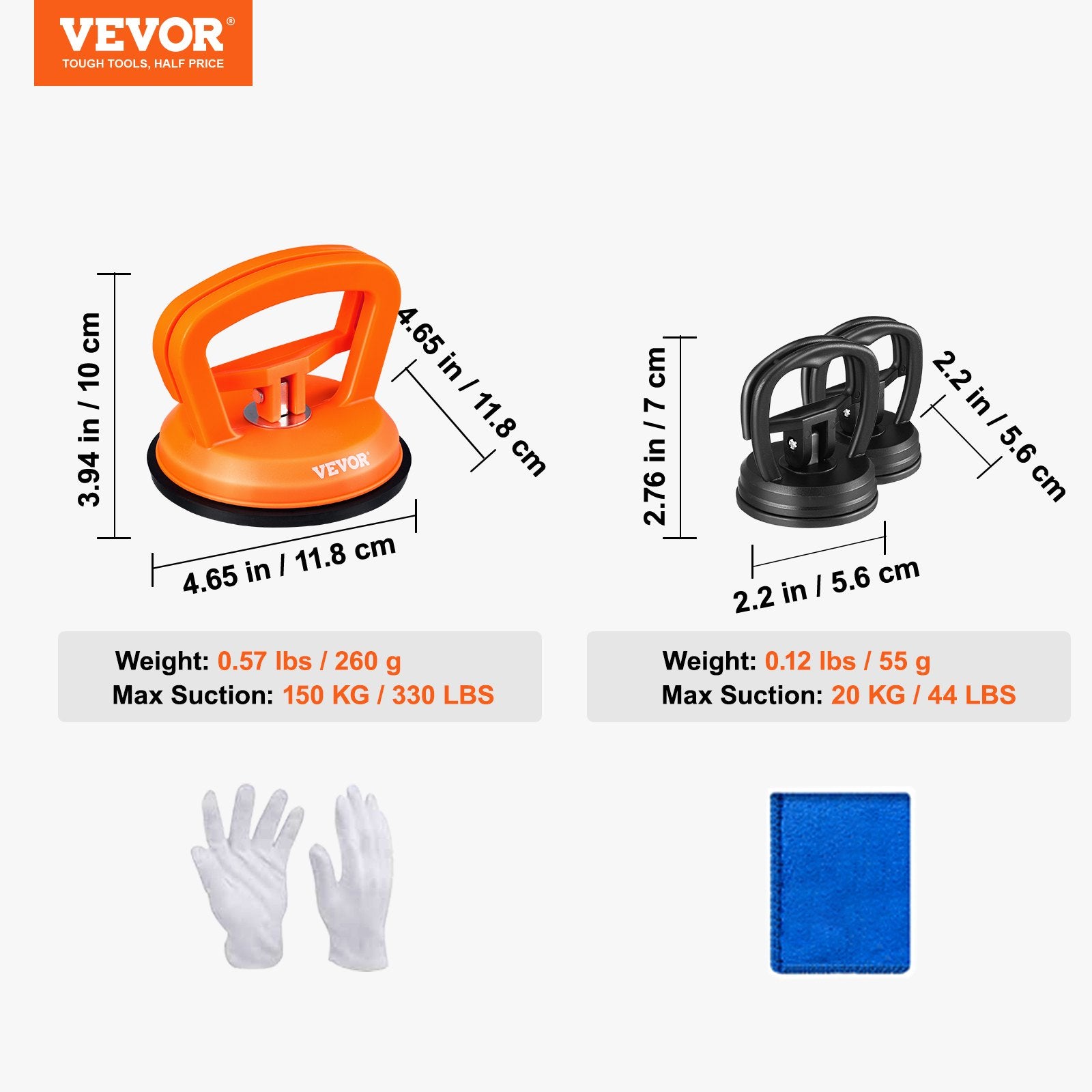 3PCS Car Body Dent Puller Suction Repair Pull Ding Remover Sucker Cup Tool V952-CSLBGJDJTXPW6PXFPV0