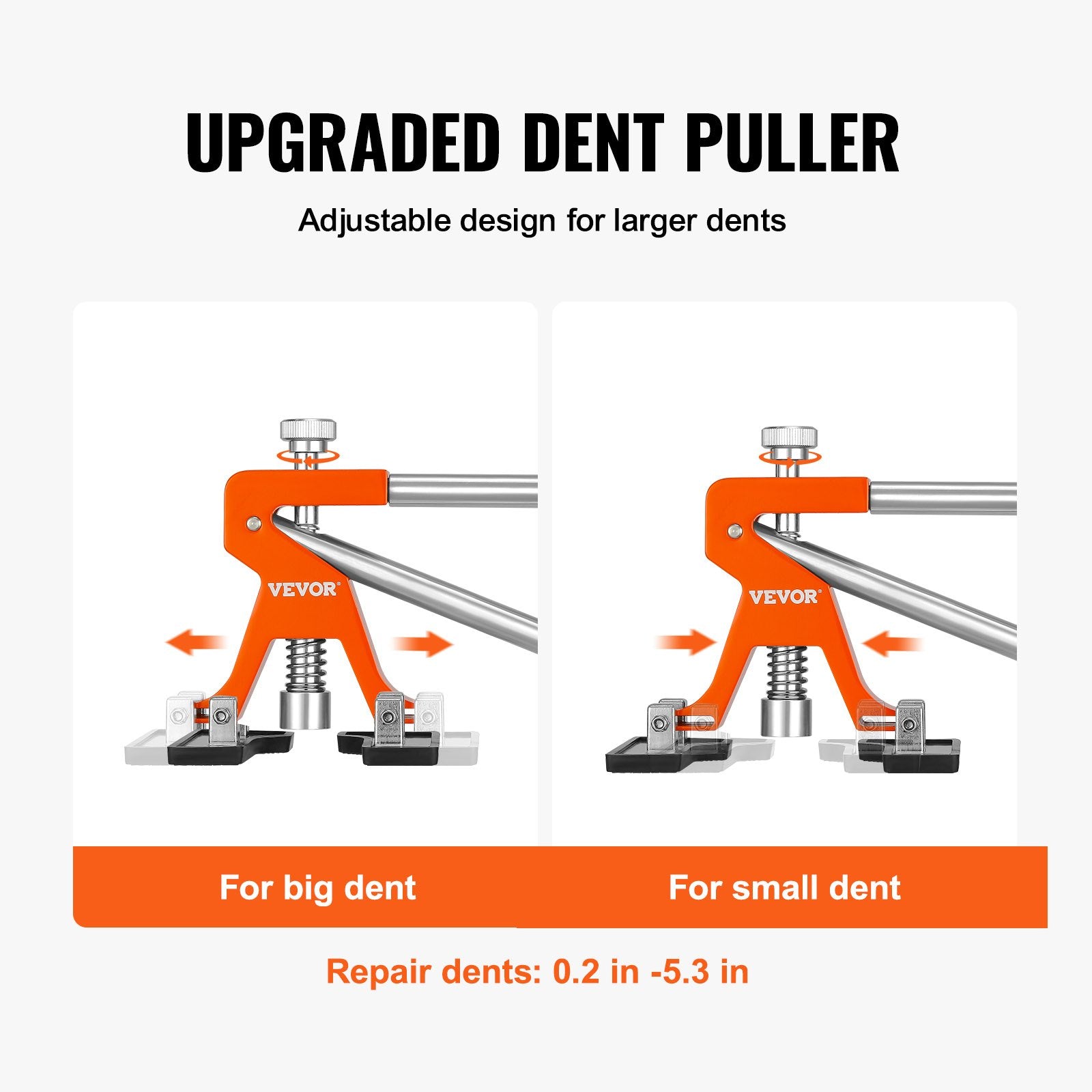 56 PCS Dent Removal Kit, Paintless Dent Repair Kit with Golden Lifter, Bridge Puller, Car Dent Puller with V952-CSLBGJLJTJT56QGIOV3