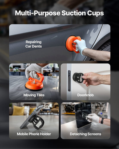 Dent Puller Kit, 100 PCS Paintless Dent Removal Kit with Golden Lifter, Bridge Puller, Slide Hammer T-Bar, V952-CSLBGJSJT1074ARVS001V3