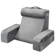 Reading Pillow, Backrest Support Pillow with Arm and 3 Pockets, Large Size Bed Pillow with Removable Headrest V952-CSYDZHS00000R36OL001V0