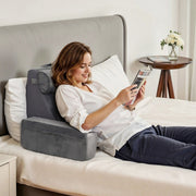 Reading Pillow, Backrest Support Pillow with Arm and 3 Pockets, Large Size Bed Pillow with Removable Headrest V952-CSYDZHS00000R36OL001V0
