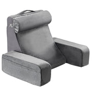 Reading Pillow, Backrest Support Pillow with Arm and 3 Pockets, Large Size Bed Pillow with Removable Headrest V952-CSYDZHS00000R36OL001V0